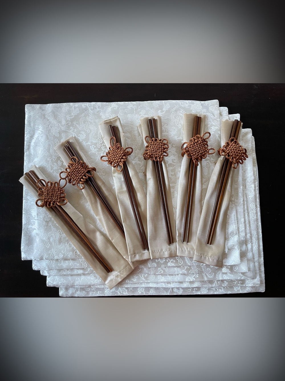Chinese-Inspired Table Setting Set of 6